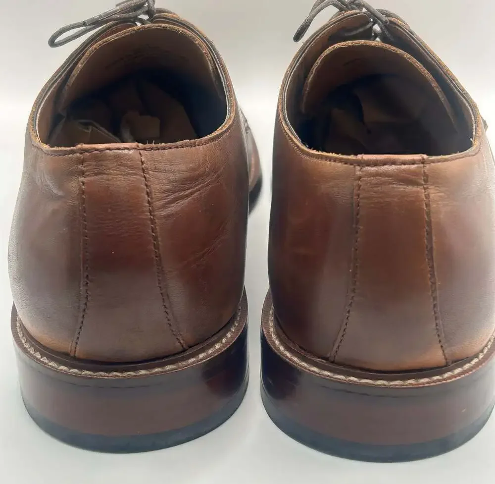 Blake McKay T9 Brown Leather Cap Toe Oxford Dress Shoes
